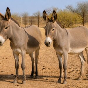 Farm Donkey Pair